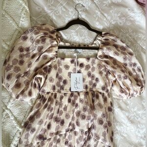 NWT purple floral dress